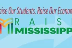 Image is of the MAE Raise Mississippi Logo