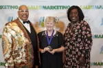 Image is of Chair of the Mississippi Pinnacle Awards, Michael Marks, Pam McLendon, MAE South UniServ Director, MAE President Erica Jones