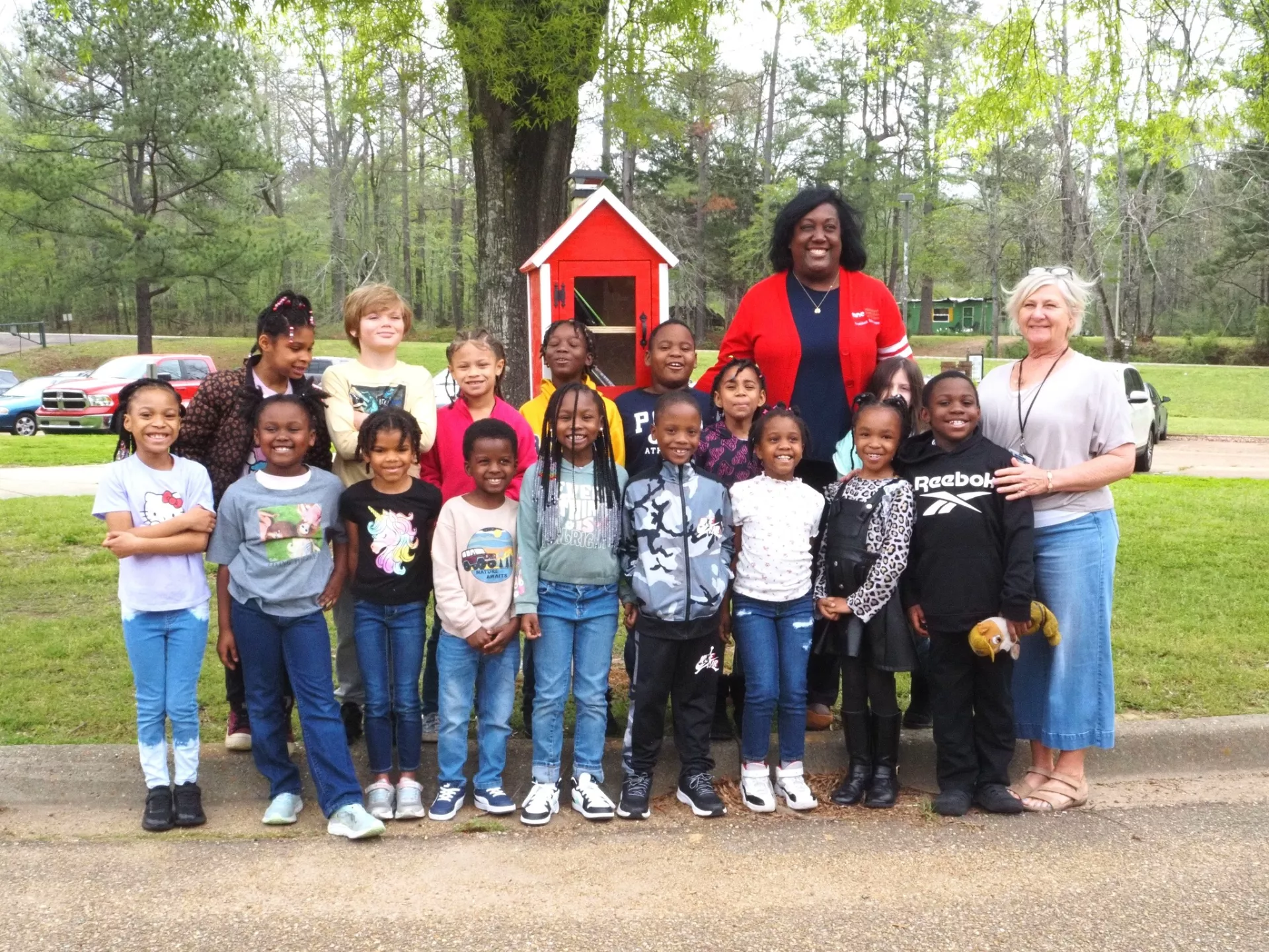 Image is of President Jones at Utica EMS
