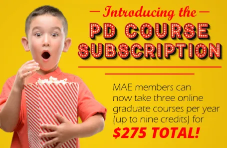 The Mississippi Association of Educators (MAE) has partnered with The University of Southern Mississippi and VESi to offer members an affordable way to earn graduate credit through online courses.
