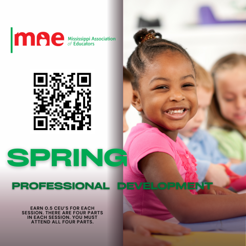 Image is of Professional Development flyer